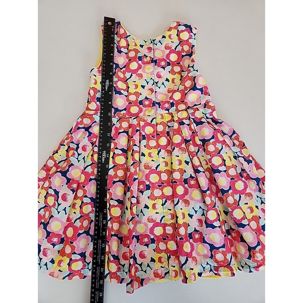 Marmeletta Girls Skater Dress Size 6X Twirly Floral Lined Tulle Easter Occasion - Picture 11 of 14